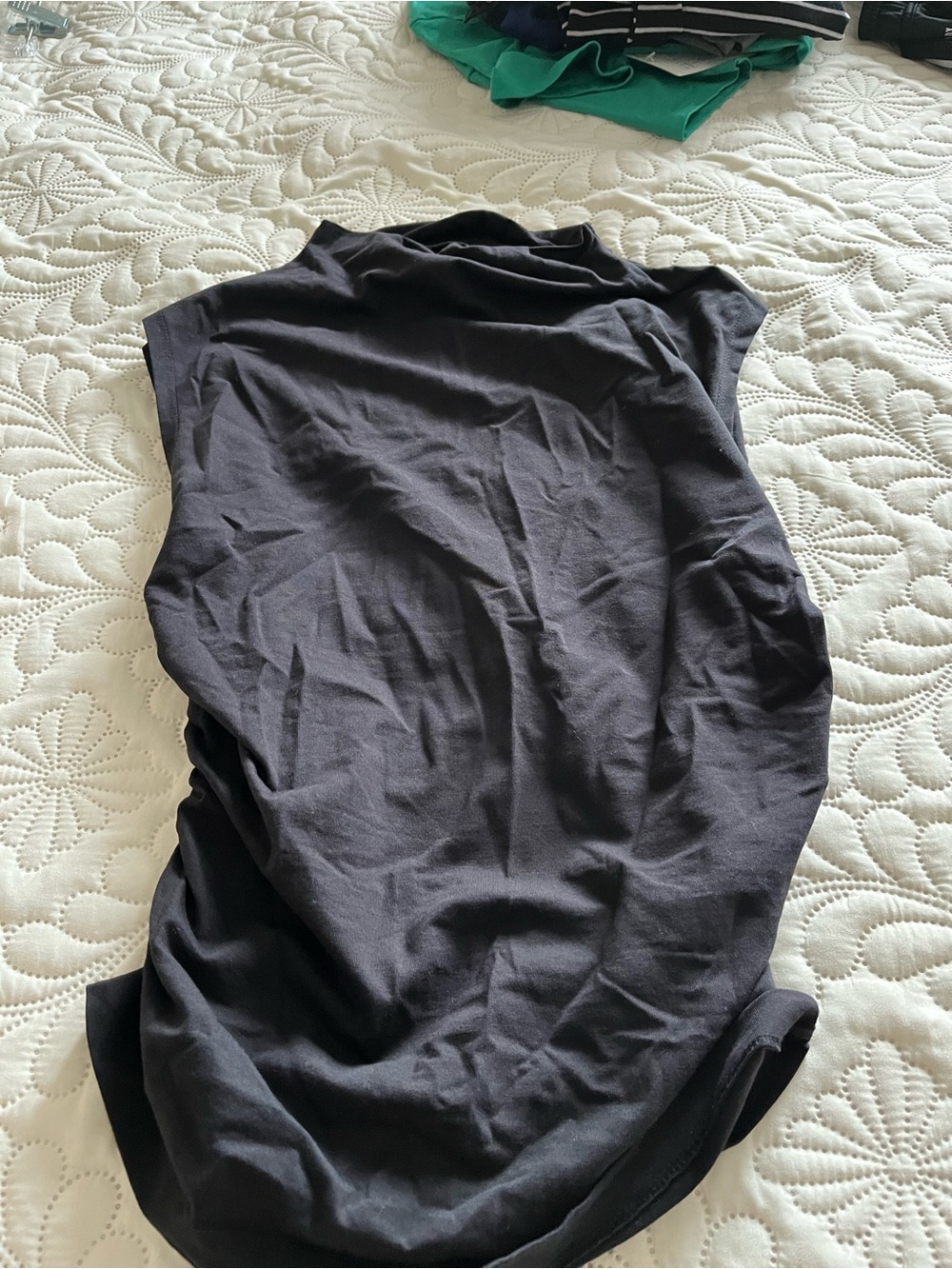 Anthropologie Black Sleeveless Tank Top